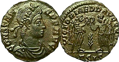 Ancient Rome Constans Two Victories 337AD to 350AD