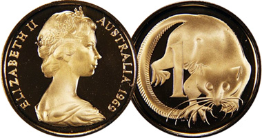 Australia 1 Cent 1966 to 1984