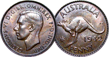 Australia Penny 1938 to Date