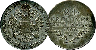 Austria 24 Kreuzer 1800