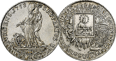 Austria Salzburg Thaler 1758
