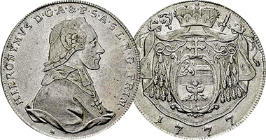 Argentina 1, 2, and 4 Centavos 1854