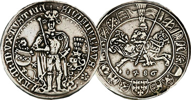 Medieval Austria Sigismund of Tyrol Guldiner 1486
