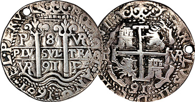 Bolivia Royal Cob Silver Coinage (Fakes are possible) 1630 to 1750
