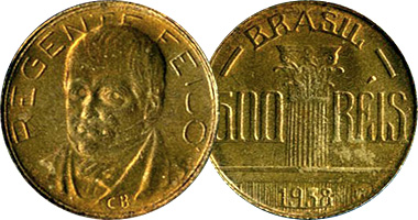 Brazil 500 Reis 1935 to 1938