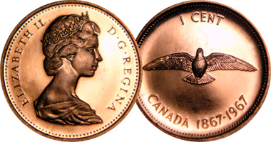 Canada 1 Cent Commemorative 1967