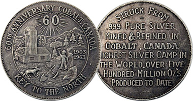 Canada Commemorative Cobalt Silver Mine 1963