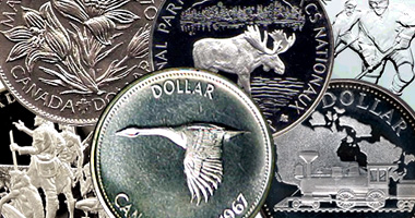 Canada Commemorative Silver Dollars 1935 to 1994