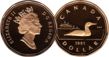 Details about   Canada First Loon Dollar Coin 1987 Loon Dollar Coin Gem Mint Beauty. 