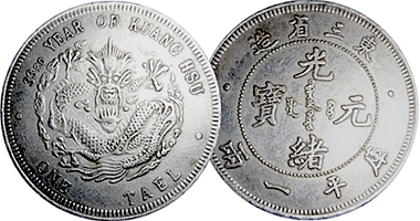China (Chihli Province) Tael (Counterfeit) 1907