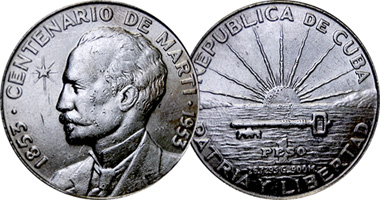 Cuba 1 Peso 1953