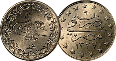 Egypt Qirsh 1896 to 1913
