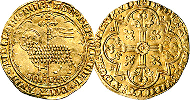 Medieval France Jean le Bon Mouton d'Or 1350 to 1364