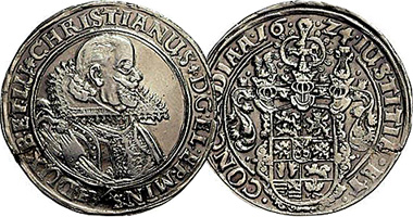 Germany Brunswick Luneburg 1/2 and 1 Thaler 1617 to 1625