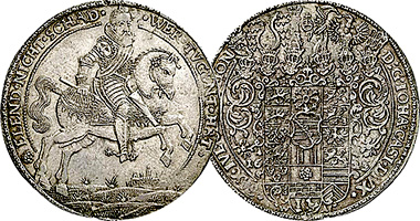 Germany (Saxony-Old-Gotha) Double Thaler 1624 to 1629