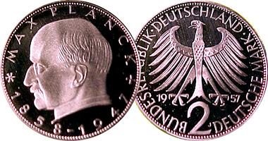 Germany 2 Mark 1957 to 1971