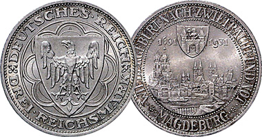 Germany Weimar Republic 3 Reichsmark 1931