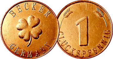Germany Glckspfennig (Lucky Penny)