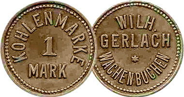 Germany Notgeld Wachenbuchen 1920 to 1930