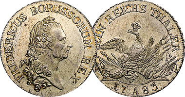 Germany (Prussia) Thaler 1764 to 1786