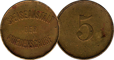 Germany (Trade) Speiseanstalt der Friedensgrube 1860 to 1920