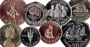 Gibraltar 300th Anniversary Coins 2004