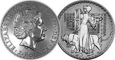 Great Britain Silver Britannia Coinage 1997 to Date