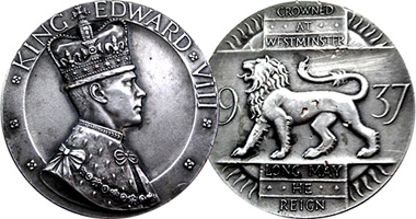 Great Britain Coronation of King Edward VIII 1937