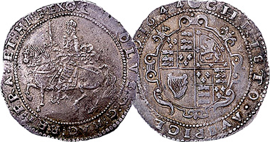 Great Britain Crown and 1/2 Crown (Charles I) (Fakes are possible) 1644