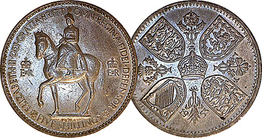 Great Britain Florin 1902 to 1910