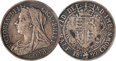 Great Britain Farthing and Half Penny 1695 to 1701