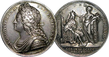 Great Britain Coronation George II 1727