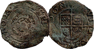 Great Britain Penny Rosa Sine Spina 1547 to 1603
