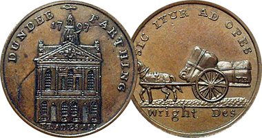 Great Britain Conder Dundee Farthing (Horse and Cart) 1787 to 1900