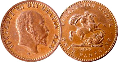 Great Britain Lauer Toy Coins (Nurnberg, Germany) 1830 to 1910