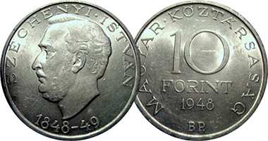 Hungary 10 Forint 1948