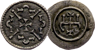 Medieval Hungary Denar (Geza II) 1141AD to 1162AD