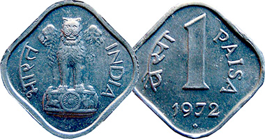 India 1 Paisa 1965 to 1981
