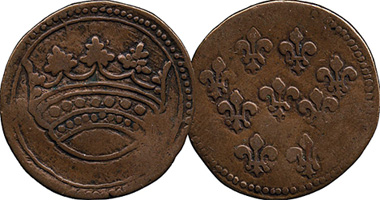 India (French) Fanon Coinage 1723