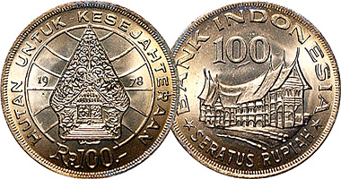 Indonesia 100 Rupiah 1978