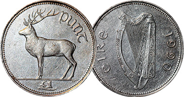 Ireland 1 Pound 1990 to 2000