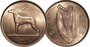 Ireland 6 Pence 1928 to 1969