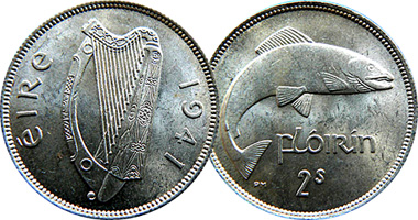 Ireland Florin 1928 to 1969
