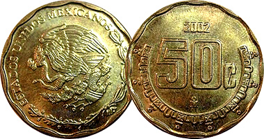 Coin Value Mexico 50 Centavos 1892 To 2009