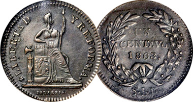 Mexico Centavo 1863