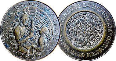 Mexico Child Soldier Medal 1938