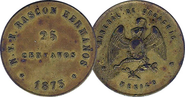 Mexico Chihuahua Uruachic 1873