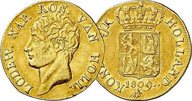 Netherlands (Holland) Ducat 1809 and 1810