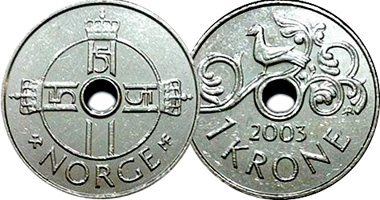 Norway 1 Krone 1997 to Date