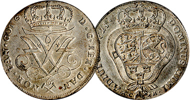 Norway 2 and 4 Mark 1725 and 1726